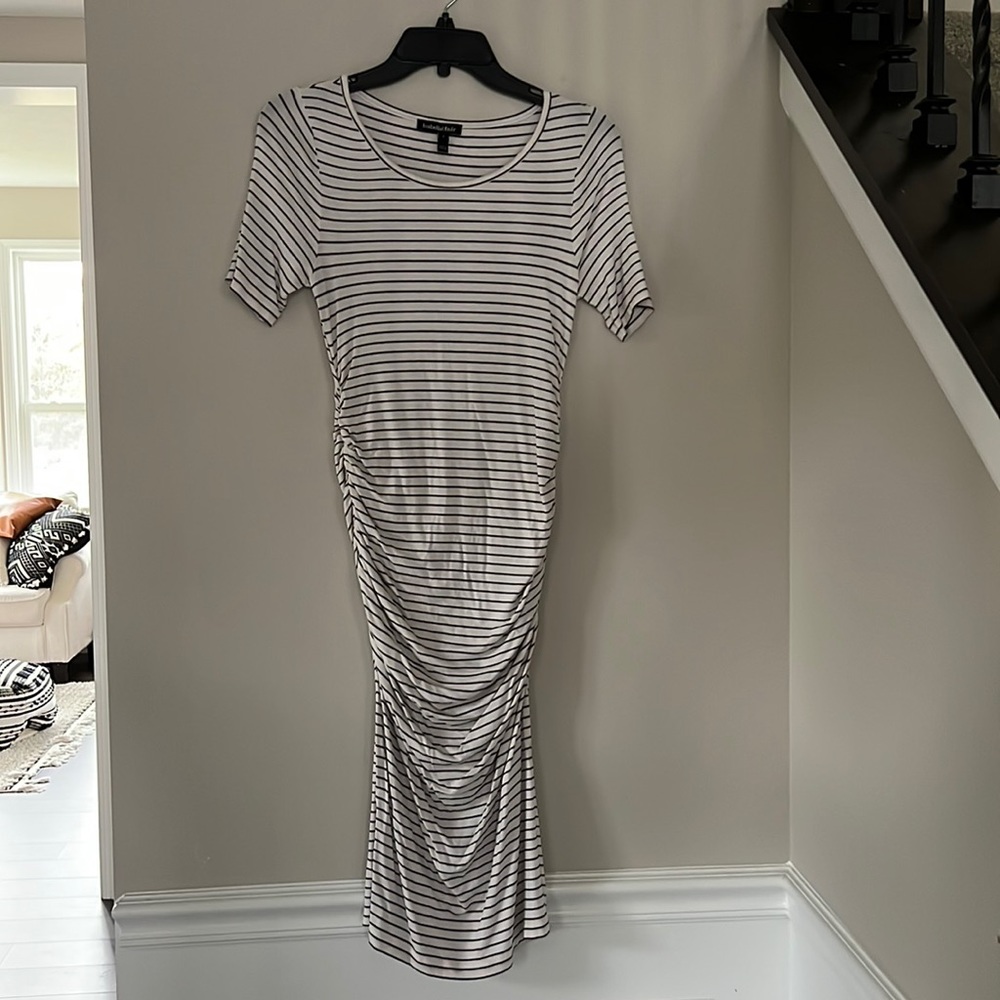 Isabella Oliver Striped Maternity Dress